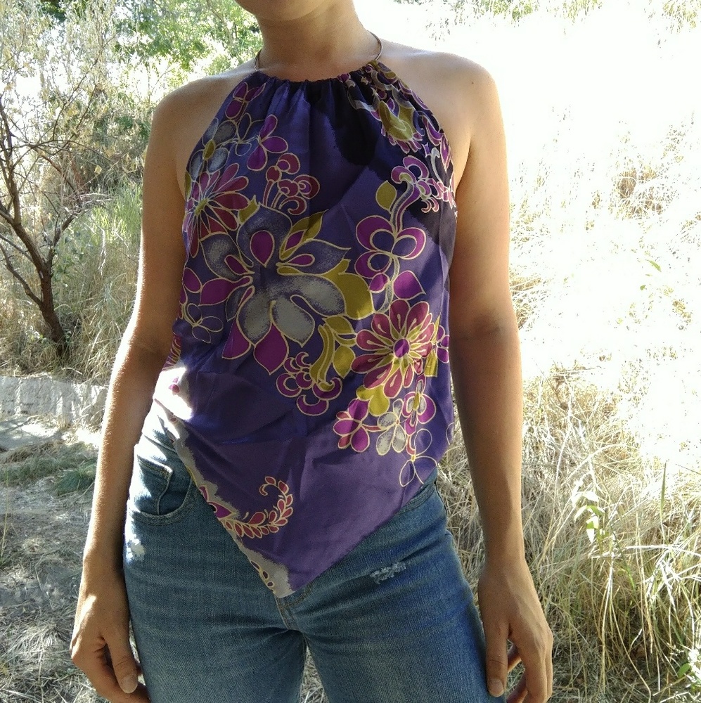 Ted Baker Silk Bandana Top